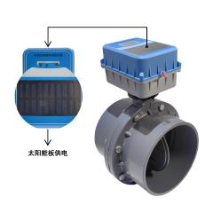 電動太陽能蝶閥（內含太陽能板 NB-Iot通訊 太陽能供電）